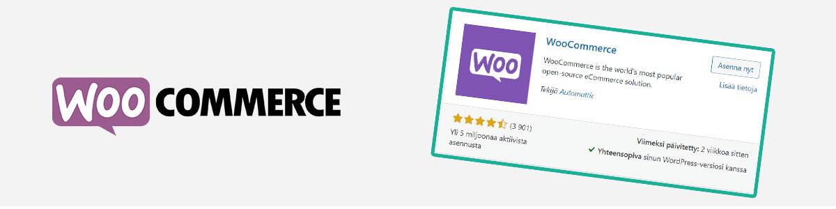 WooCommerce verkkokauppa lisäosa WordPressiin